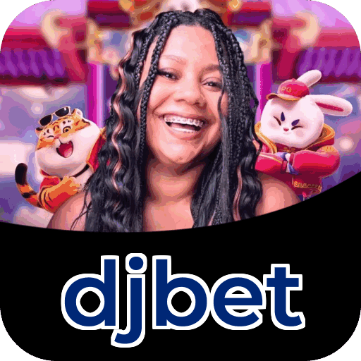 Interface do aplicativo djbet mostrando jogos disponíveis no iOS e Android